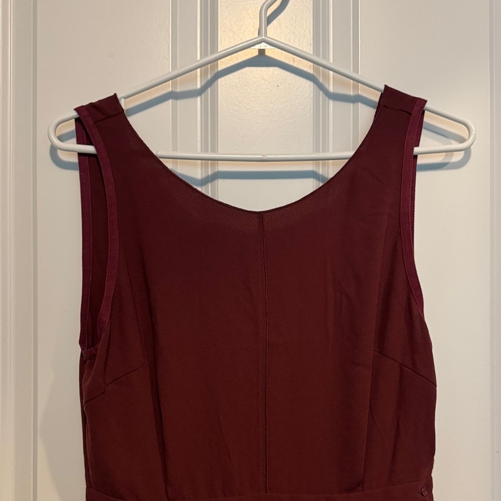Wilfred Deep Red Mini Dress - Picture 3 of 7
